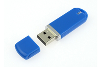 Cor azul do plástico 3,0 8G USB com logotipo e pacote personalizados