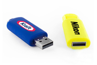 Mola plástica USB da cor vermelha do tipo 4GB 2,0 da vida da mostra da fonte da fábrica com logotipo e pacote personalizados