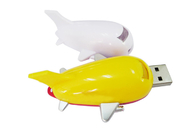 32G 3,0 cor amarela USB dado forma plano plástico com tipo personalizado da vida da mostra do logotipo e do pacote