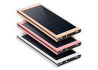 Banco portátil das energias solares do metal, carregador solar personalizado do telefone celular