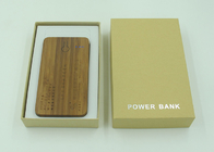 Caixa de madeira cinzelada material do Livro Branco da forma do quadrado do banco do poder do bordo embalada